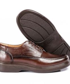 کفش مردانه بندی مارشال قهوه‌ای فلوتر