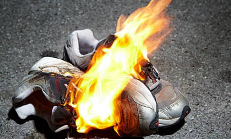 مقاومت کفش آتش کاری ایمنی در برابر مواد شیمیایی