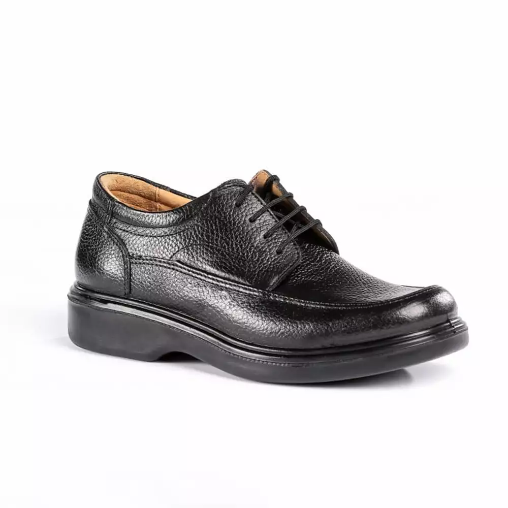 Marshall black floater men's shoes1 کفش مردانه بندی مارشال مشکی فلوتر